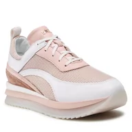 Sneakersy damskie - Sneakersy SIMEN - 4971A Biały/Róż - miniaturka - grafika 1