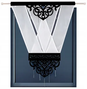PANEL AŻUROWY DEKORACYJNY 120x160 Firana gotowa PANELE do salonu kuchni - Firany - miniaturka - grafika 1