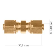 Przewody hamulcowe - Lacznik DO Rury CU 4,75 MM L-150 - miniaturka - grafika 1