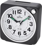 Zegary - Zegarek MPM Budzik MPM C01.4323.90 czarny cichy mechanizm - miniaturka - grafika 1