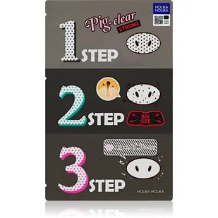 Holika Holika Pig-Nose Clear Black Head Zestaw Płatków STRONG HOLIKA-2132 - Pozostałe kosmetyki do pielęgnacji twarzy - miniaturka - grafika 1