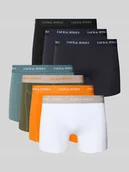 Majtki męskie - Obcisłe bokserki z paskiem z logo w zestawie 7 szt. model ‘JACMILES’ - miniaturka - grafika 1