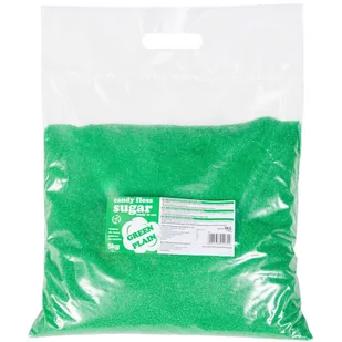 Kolorowy cukier do waty cukrowej zielony o smaku naturalnym 5kg - Inne urządzenia gastronomiczne - miniaturka - grafika 1
