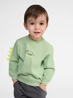 Bluzy i sweterki niemowlęce - COOL CLUB Bluza w kolorze zielonym - miniaturka - grafika 1