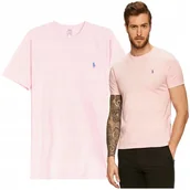 Koszulki męskie - koszulka meska polo ralph lauren bawelniana tshirt meski różowy koszulka meska polo ralph lauren bawelniana tshirt meski różowy PREMIUM r.L - miniaturka - grafika 1