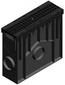 Odwodnienia, kanały i akcesoria - RECYFIX PRO 100, studzienka z osadnikiem z tworzywa, z rusztem kratowym GUGI MW 15/25, z poliamidu, kl. B 125 - miniaturka - grafika 1