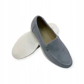 Mokasyny męskie - Mokasyny męskie zamszowe Old Money 41 - miniaturka - grafika 1