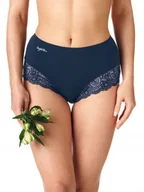 Majtki damskie - FIGI DAMSKIE WYSOKI STAN KEY LPF111 GRANATOWE 2PAK XXL - miniaturka - grafika 1