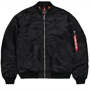 Kurtka Alpha Industries MA-1 CS 136136515 - czarna - Kurtki i kamizelki sportowe męskie - miniaturka - grafika 1