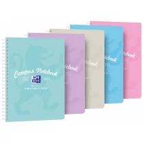 Kołozeszyt B5+/80K kratka Campus Pastel (5szt) - Oxford - Zeszyty szkolne - miniaturka - grafika 1