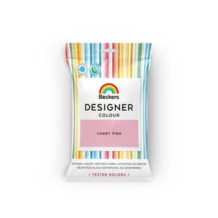 Beckers Tester farby DESIGNER COLOUR Candy pink - Farby wewnętrzne - miniaturka - grafika 1