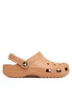 Klapki i japonki męskie - Crocs Klapki Classic Clog 10001 Brązowy - miniaturka - grafika 1