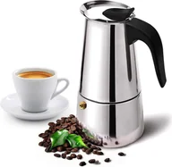 Dzbanki i imbryki - Stalowy ekspres do kawy na 2 filiżanki Makinetka zaparzacz do herbaty 100ml dzbanek do kawy - miniaturka - grafika 1