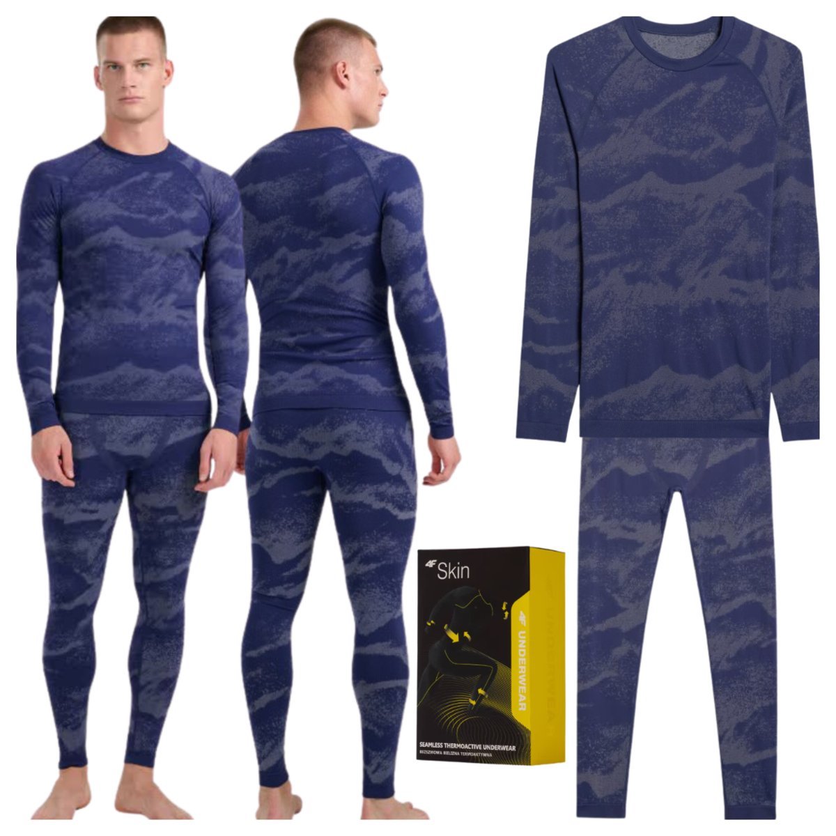 Męski komplet bielizny termoaktywnej 4F 4FSkin M/L