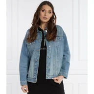 Kurtki damskie - Armani Exchange Kurtka jeansowa | Regular Fit - miniaturka - grafika 1