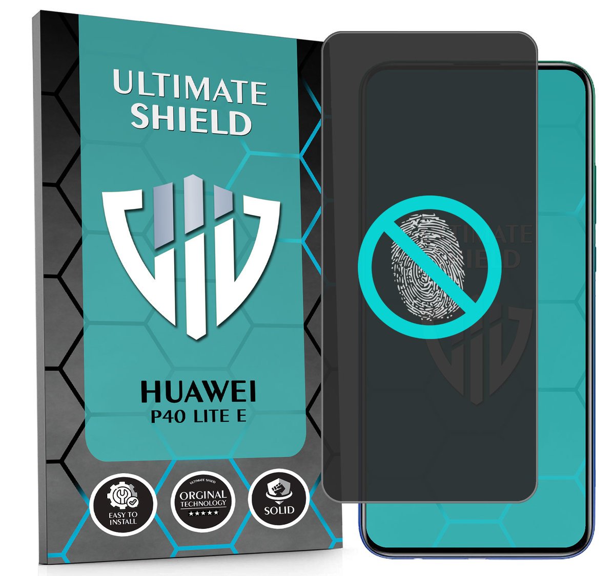 NAJLEPSZE SZKŁO 5D PEŁNE DO HUAWEI P40 LITE E SZKIEŁKO NIETŁUKĄCE ORYGINAŁ