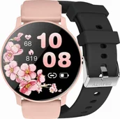 Smartwatch - Gravity GT1-5 PRO PK/PK/BK Różowy - miniaturka - grafika 1