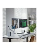 Akcesoria do monitorów - Alogic Glide Flexible Dual Arm Monitor Mount 17-35 White C32GMA2 - miniaturka - grafika 1