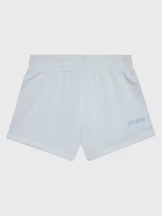 Guess Szorty materiałowe J3GD02 KA6R3 Niebieski Regular Fit - Spodenki męskie - miniaturka - grafika 1