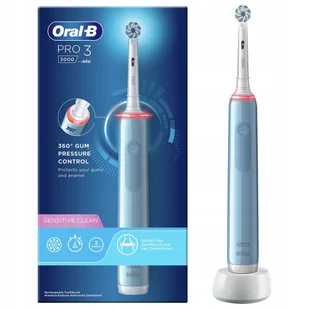 Oral-B Pro 3 3000 Niebieski - Szczoteczki elektryczne - miniaturka - grafika 2