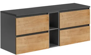 Zestaw meblowy 140cm z blatem - Meble łazienkowe - miniaturka - grafika 1