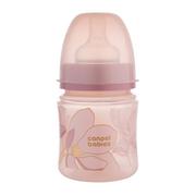 Butelki dla niemowląt - Canpol babies butelka antykolkowa EasyStart 120ml GOLD ze smoczkiem 0m+ - miniaturka - grafika 1