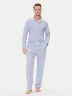 Piżamy męskie - Polo Ralph Lauren Piżama 714931640001 Niebieski Regular Fit - miniaturka - grafika 1