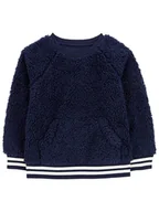 Bluzy i sweterki niemowlęce - carter's Sweter w kolorze granatowym - miniaturka - grafika 1