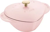 Garnki - STAUB SPECIAL COCOTTE Garnek żeliwny serce 1.75 ltr, różowy - miniaturka - grafika 1