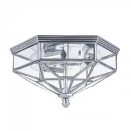 Lampy ogrodowe - Maytoni Zewnętrzna LAMPA sufitowa ZEIL H356-CL-03-CH Maytoni natynkowa OPRAWA klasyczna PLAFON outdoor IP43 chrom przezroczysty H356-CL-03-CH - miniaturka - grafika 1