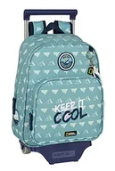 Plecaki - Plecak 609 z wózkiem 705, tkanina nadająca się do recyklingu, National Geographic Below Zero, 280x100x340mm, niebieski - miniaturka - grafika 1