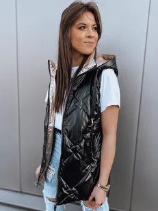 Kamizelka damska PAVON czarna Dstreet TY2592-XL - Kamizelki damskie - miniaturka - grafika 1