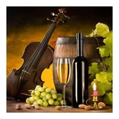 Obrazy i zdjęcia na płótnie - Obraz Glasspik Wino 30 x 30 cm 3 - miniaturka - grafika 1