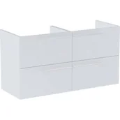 Szafki łazienkowe - Roca Ella szafka 118,5 cm podumywalkowa wisząca biały mat A857772529 - miniaturka - grafika 1