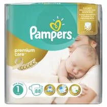 Pampers Premium Care 1 Newborn 78 szt. - Pieluchy - miniaturka - grafika 1