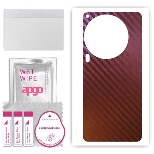 folia naklejka skórka strukturalna na TYŁ do Tecno Camon 30 Premier 5G - Carbon Kameleon CAKA5 - apgo SKINS