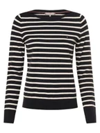 Swetry damskie - Tommy Hilfiger Sweter damski Kobiety Bawełna biały|niebieski w paski, XS - miniaturka - grafika 1