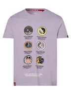 Koszulki męskie - Alpha Industries - T-shirt męski, lila - miniaturka - grafika 1