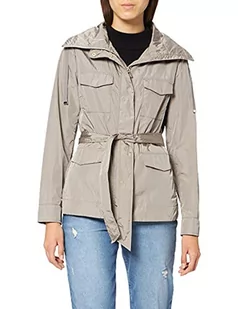 Geox W Topazio Short JKT kurtka damska, Concrete Grey, 44 - Kurtki damskie - miniaturka - grafika 1