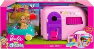 Lalki dla dziewczynek - Barbie Mattel - Przyczepa kempingowa Chelsea + Lalka FXG90 - Lalki Modowe - miniaturka - grafika 1
