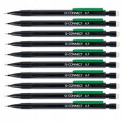 Przybory szkolne - Q-CONNECT KF01345 Ołówek automatyczny 7m czarn GRATIS - grafity czarny 7mm KF01345 - miniaturka - grafika 1