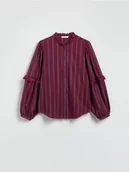 Koszule damskie - Reserved - Koszula w paski - wielobarwny - miniaturka - grafika 1