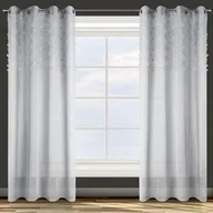 Zasłony - Zasłona gotowa na przelotkach STELLA 250 x 140 cm szary - miniaturka - grafika 1