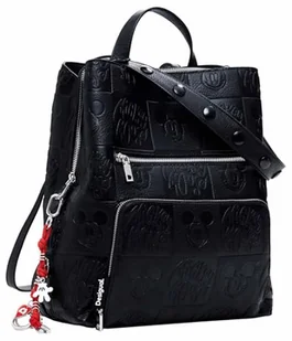 Desigual Plecak_All, Akcesoria PU Backpack Medium Women's, Czarny (Black), M - Torebki damskie - miniaturka - grafika 1