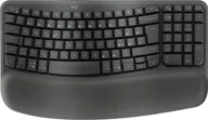Klawiatury - Logitech Wave Keys klawiatura RF Wireless + Bluetooth QWERTZ Czeski Grafitowy - miniaturka - grafika 1