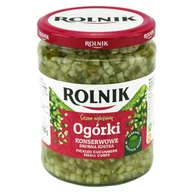 Szybkie dania obiadowe - Ogórki konserwowe Rolnik kostka 500 g - miniaturka - grafika 1
