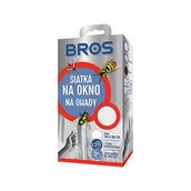 Moskitiery - BROS Siatka na okno 150 x 180 cm biała - miniaturka - grafika 1