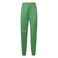 Spodnie damskie - Damskie Spodnie REEBOK RIE FT JOGGER HT6268 – Zielony - miniaturka - grafika 1