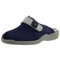 Kapcie damskie - Rohde damskie kapcie domowe Vaasa-D 2315, rozmiar:41 EU, kolor:Niebieski - miniaturka - grafika 1