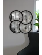 Lustra - Lustro dekoracyjne w czarnej ramie MDF MIRA - kolor ramy do wyboru, Wymiary: 70x70 - miniaturka - grafika 1